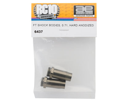Team Associated RC10 Factory Team 0.71 Hard Anodized Shock Bodies (2)