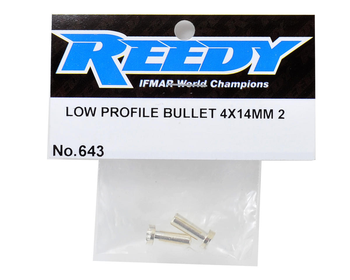Reedy 4mm Low-Profile Bullet Connector (2)