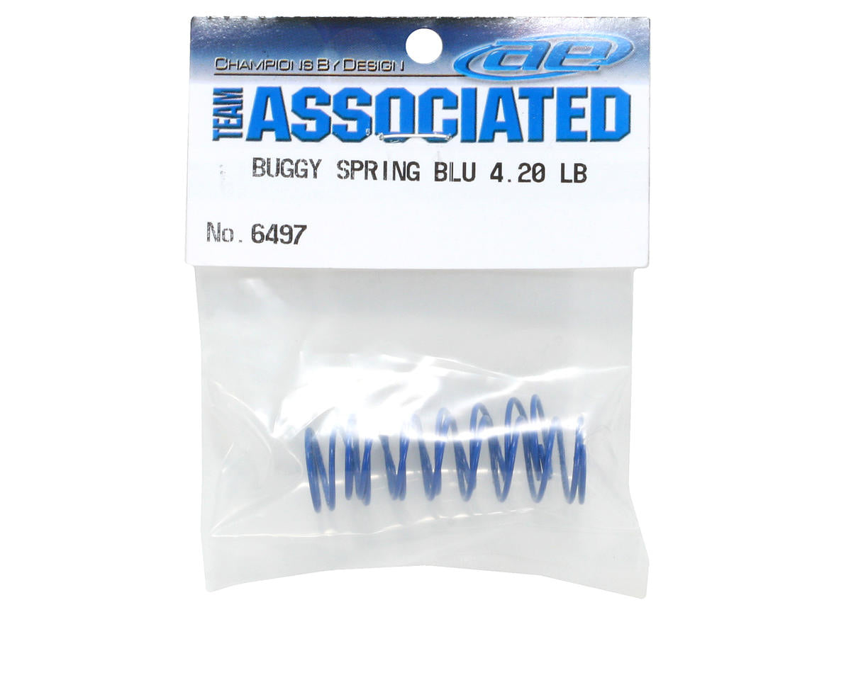 Team Associated RC8B4.1 16mm Front Shock Spring Set (2) (Blue)