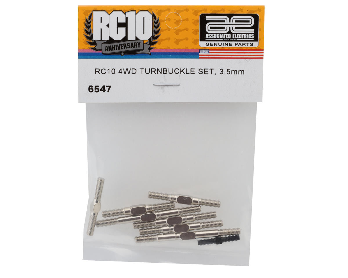 Team Associated RC10 4WD 3.5mm Turnbuckles Set
