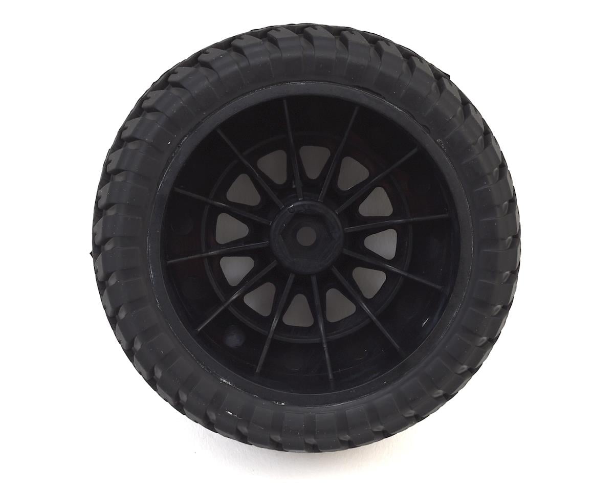 Team Associated 12mm Hex Multi-Terrain Pre-Mounted 1/10 Tires (Black) (2)