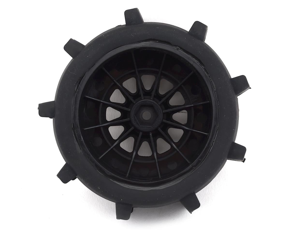 Team Associated Sand Paddle Pre-Mounted Rear Tires w/Method Wheels (Black)