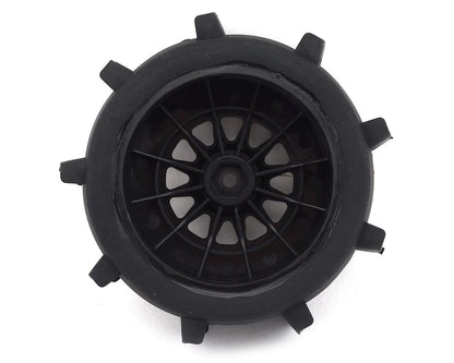 Team Associated Sand Paddle Pre-Mounted Rear Tires w/Method Wheels (Black)