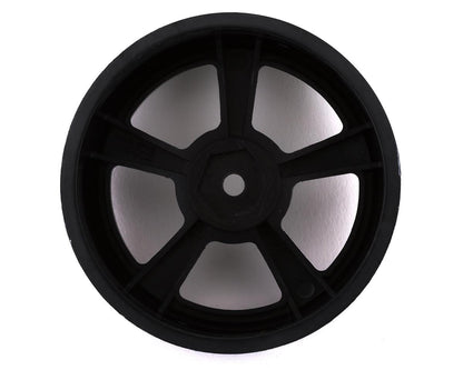 Team Associated DR10 2.2" Drag Racing Front Wheels (Black Chrome) (2)
