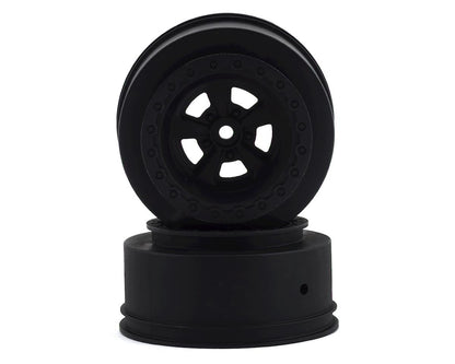 Team Associated DR10 Drag Racing Rear Wheels (Black) (2)