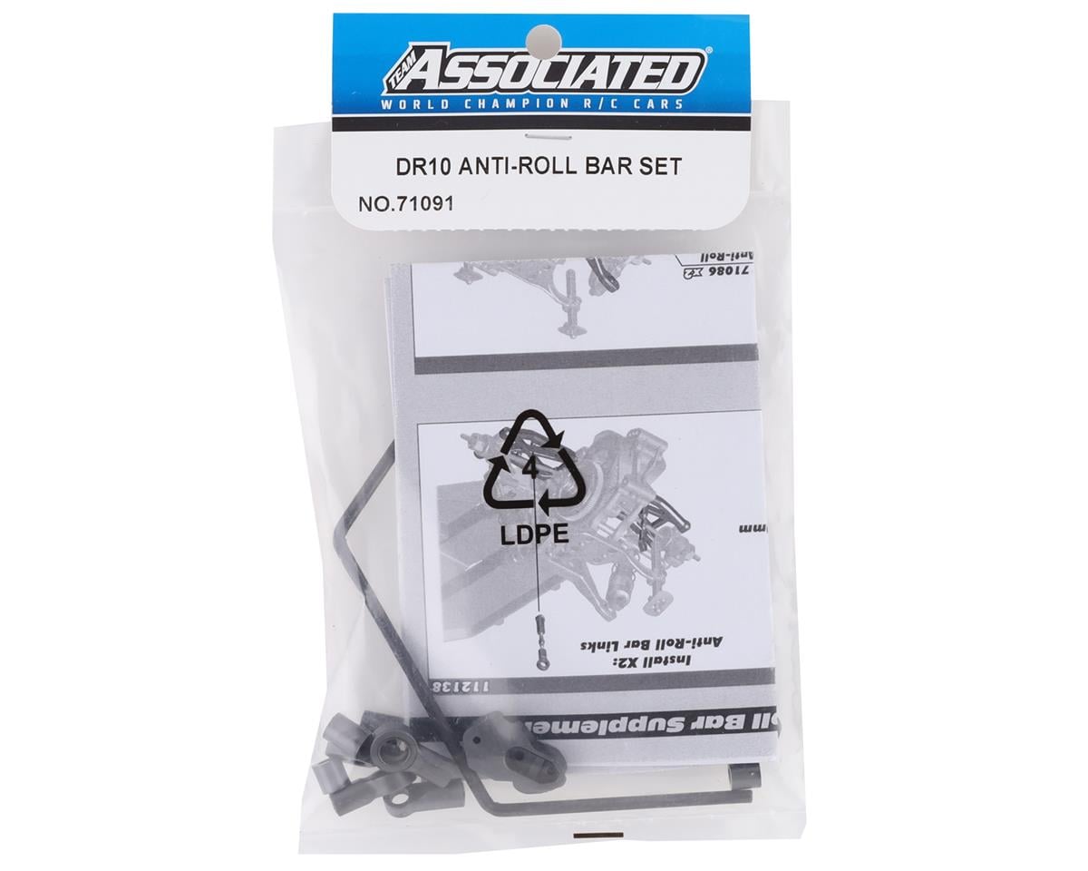 Team Associated Factory Team DR10 Rear Anti-Roll Bar Set