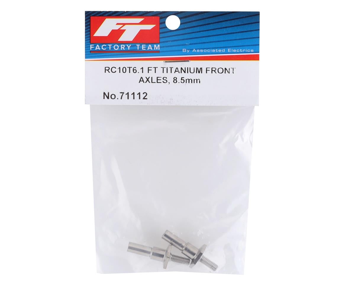 Team Associated Factory Team 8.50mm Titanium Front Axles