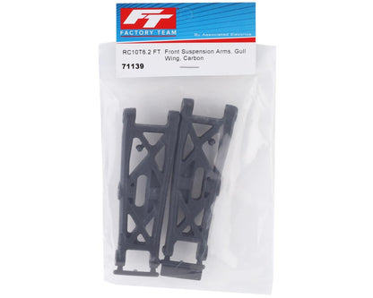 Team Associated RC10T6.2 Factory Team Carbon Front "Gullwing" Arms