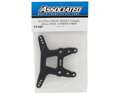Team Associated RC10T6.4 Carbon Front Shock Tower (Gullwing Arm)