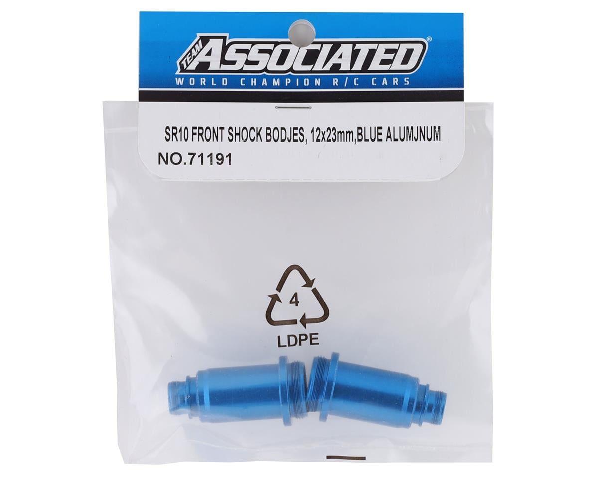 Team Associated SR10 Aluminum Front Shock Bodies (Blue)