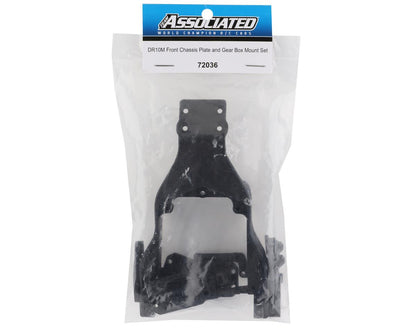 Team Associated DR10M Front Chassis Plate & Gearbox Mount Set