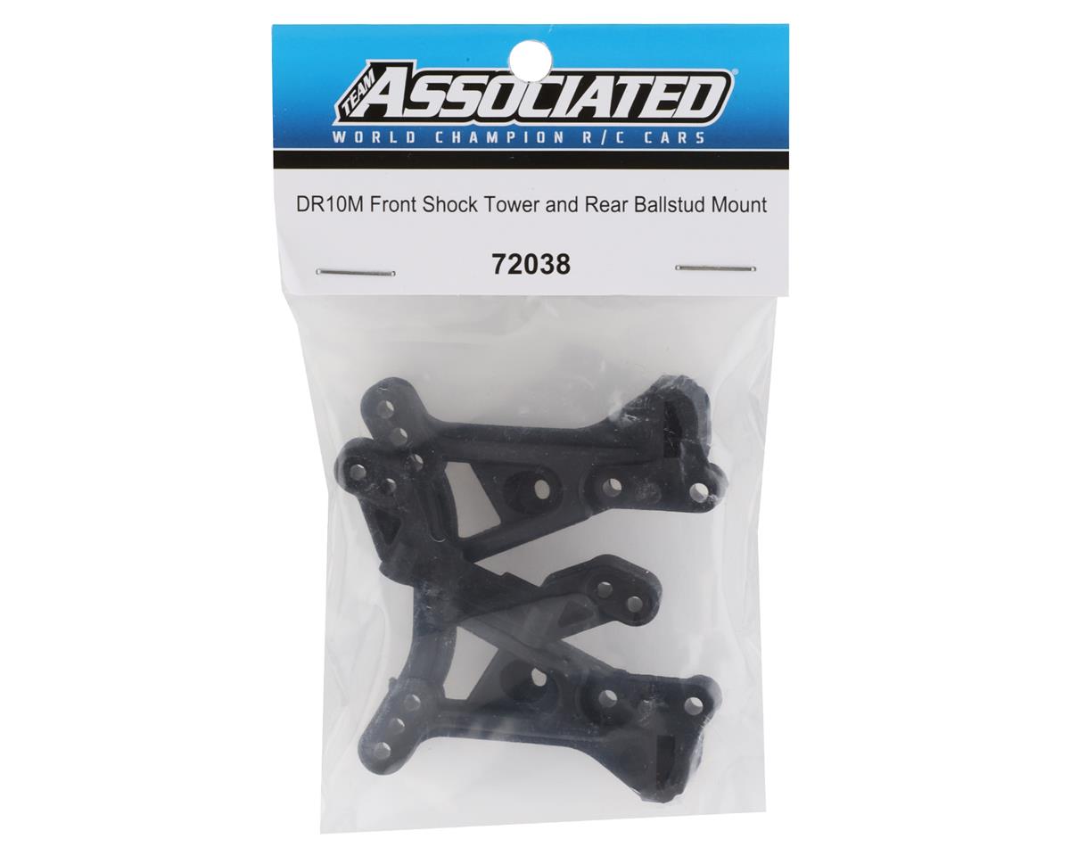 Team Associated DR10M Front Shock Tower & Rear Ball Stud Mount