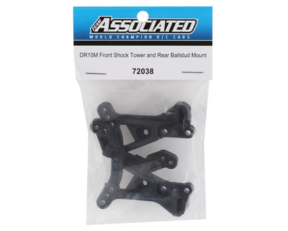 Team Associated DR10M Front Shock Tower & Rear Ball Stud Mount