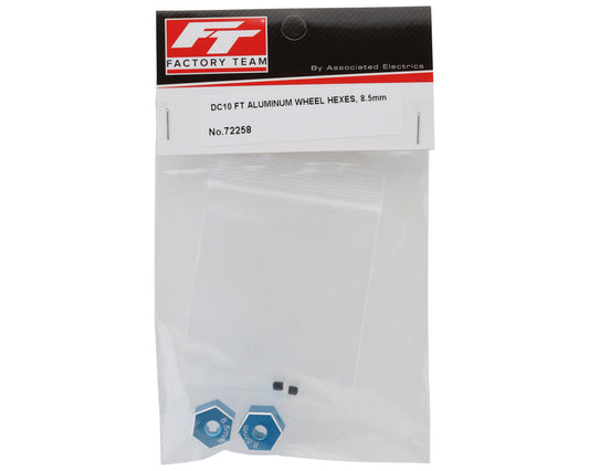Team Associated DC10 Factory Team 12mm Aluminum Wheel Hex (2) (8.5mm)