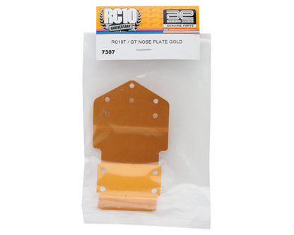 Team Associated RC10GT Nose Plate (Gold)