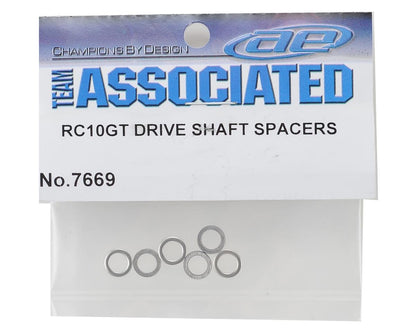Team Associated 3/16x5/16x3/64 RC10GT Driveshaft Spacers (6)