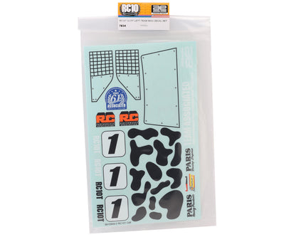 Team Associated RC10T Cliff Lett Team Moo Decal Sheet