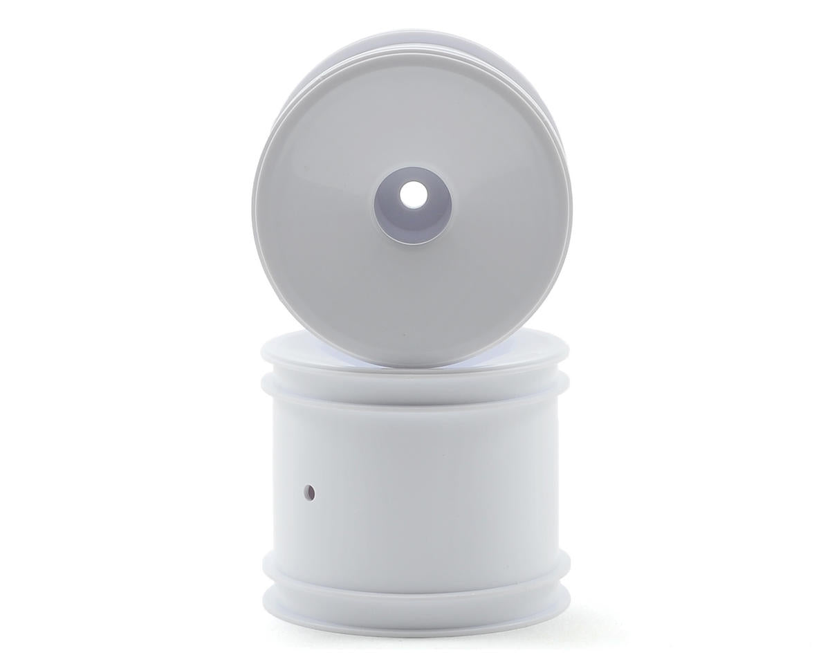 Team Associated 12mm Hex Stadium Truck Dish Wheel (2) (White)