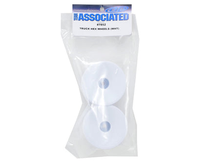 Team Associated 12mm Hex Stadium Truck Dish Wheel (2) (White)