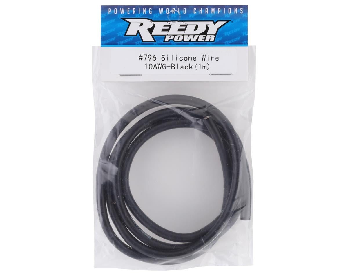Reedy Pro Silicone Wire (Black) (1 Meter) (10AWG)