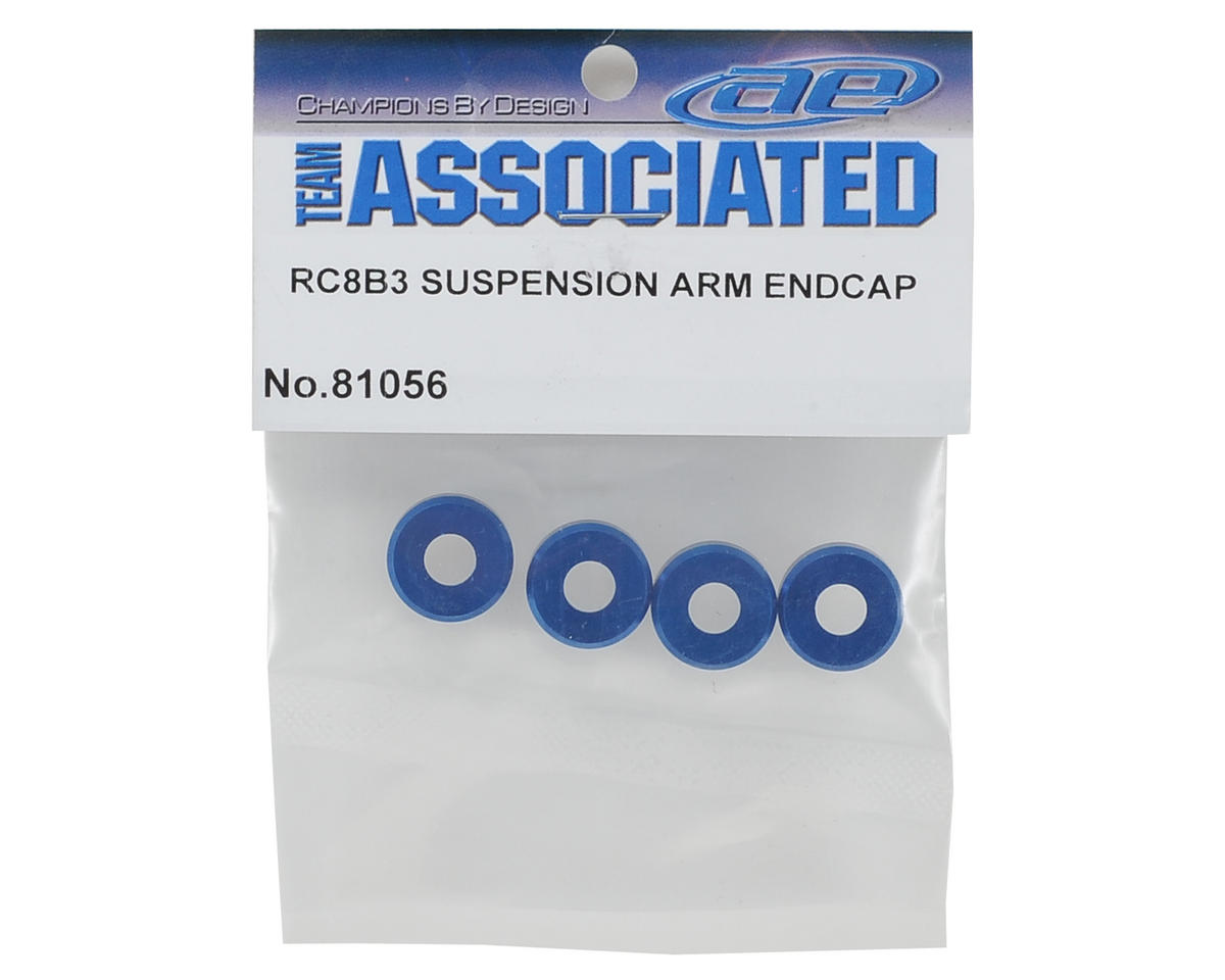 Team Associated Aluminum Suspension Arm End Cap (4)