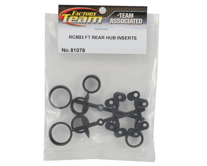 Team Associated RC8 B3 Factory Team Aluminum Rear Hub Inserts (2)
