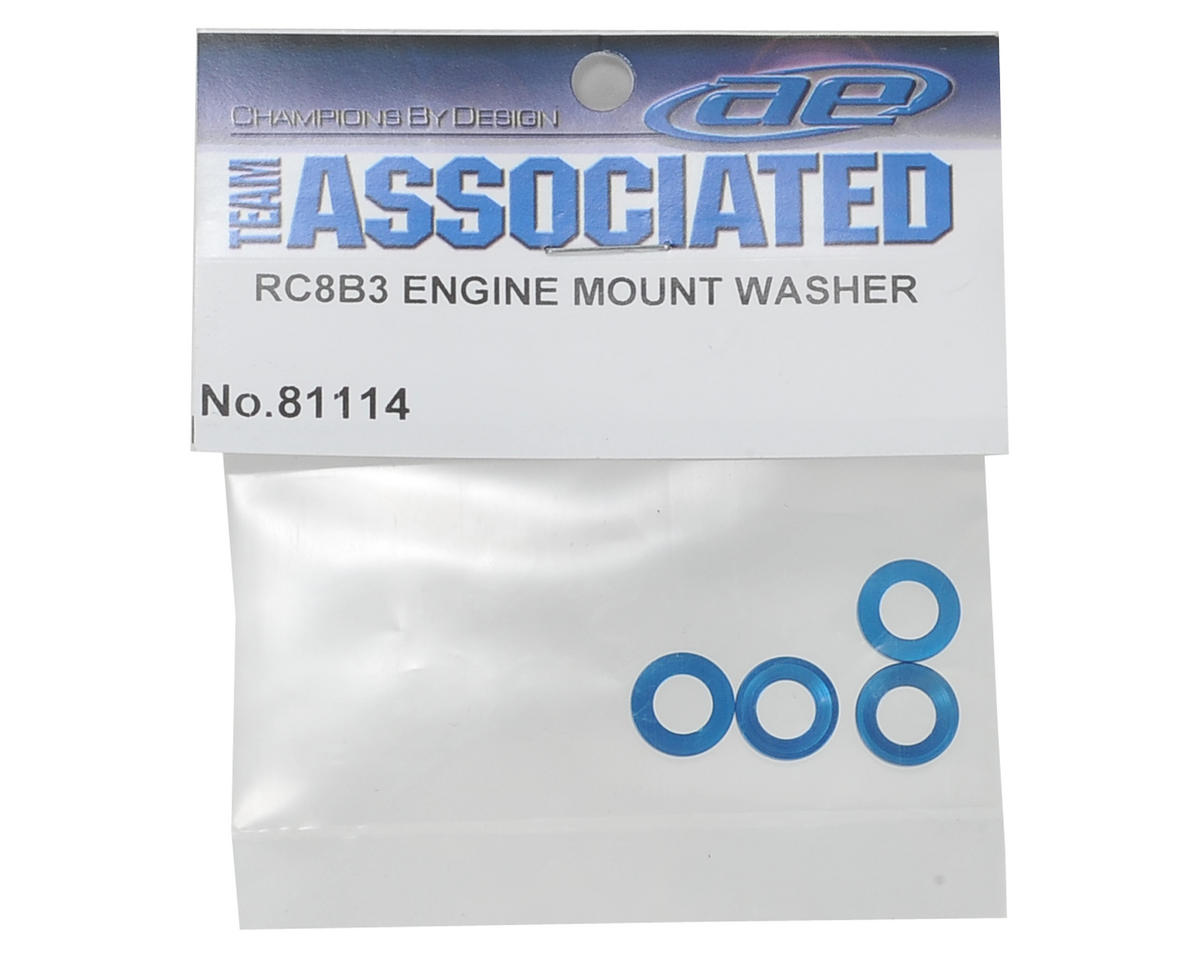 Team Associated Aluminum Engine Mount Washer (4)