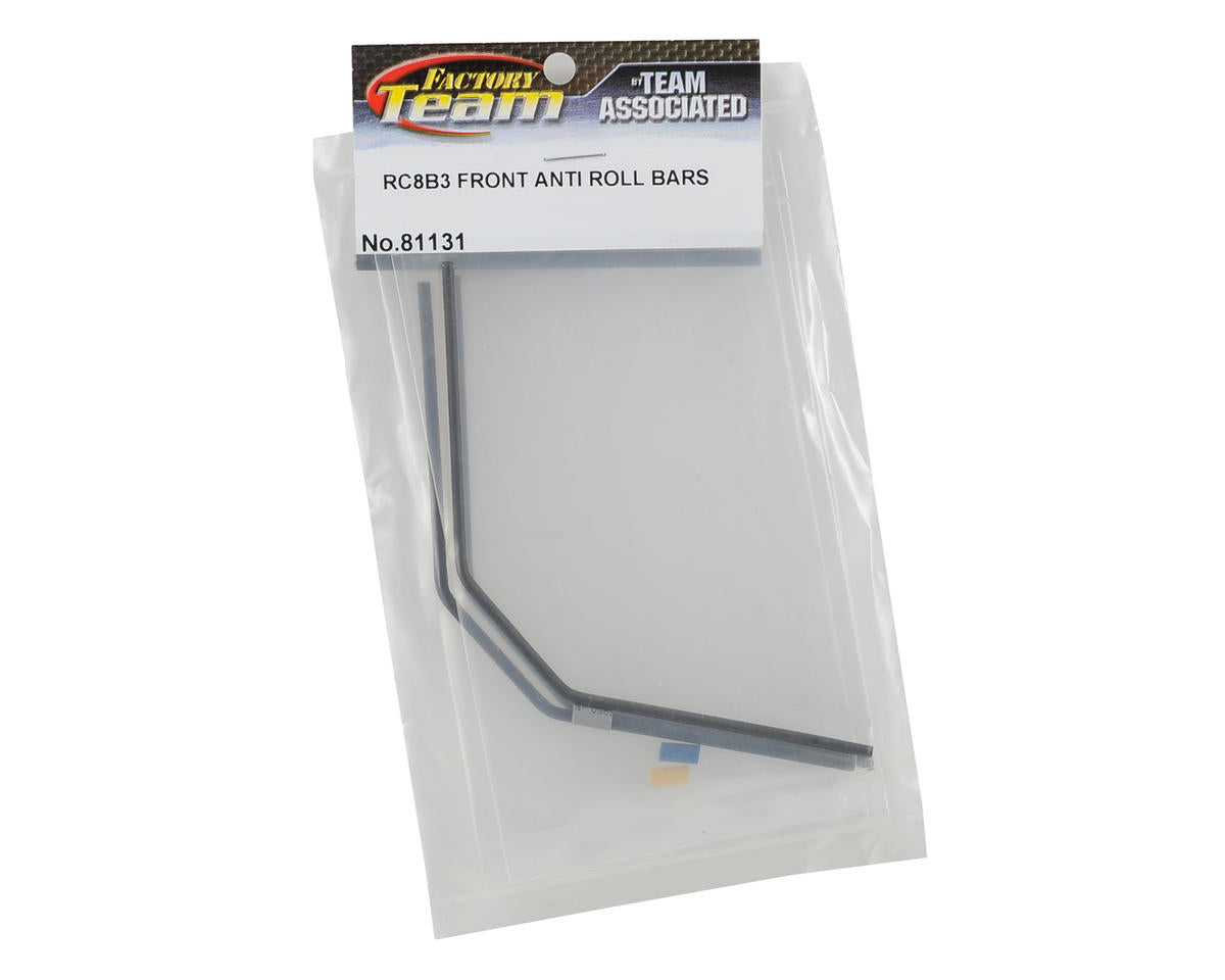 Team Associated Front Anti-Roll Bar Set (2.6mm, 2.7mm, 2.8mm)