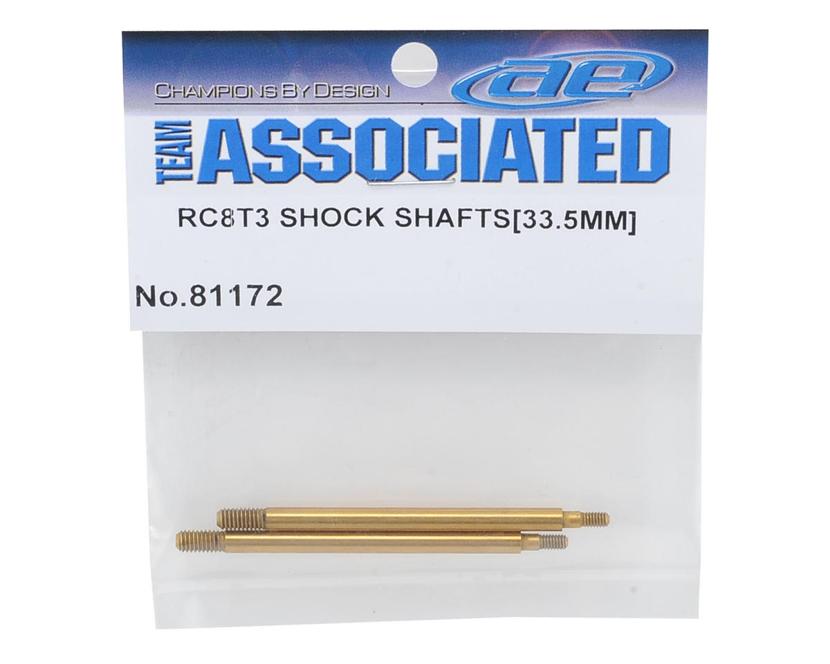 Team Associated RC8T3 33.5mm Ti-Nitride Front Shock Shaft (2)