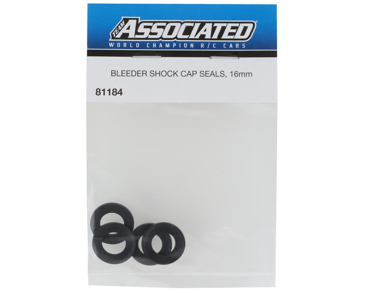 Team Associated 16mm Emulsion Bleeder Shock Cap Seal (4)