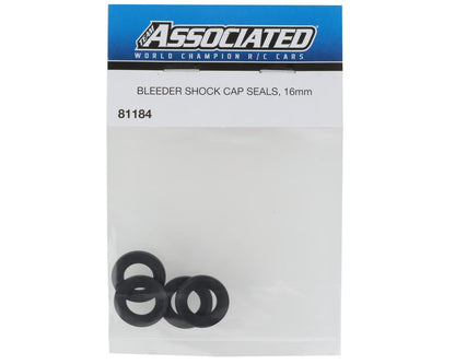 Team Associated 16mm Emulsion Bleeder Shock Cap Seal (4)