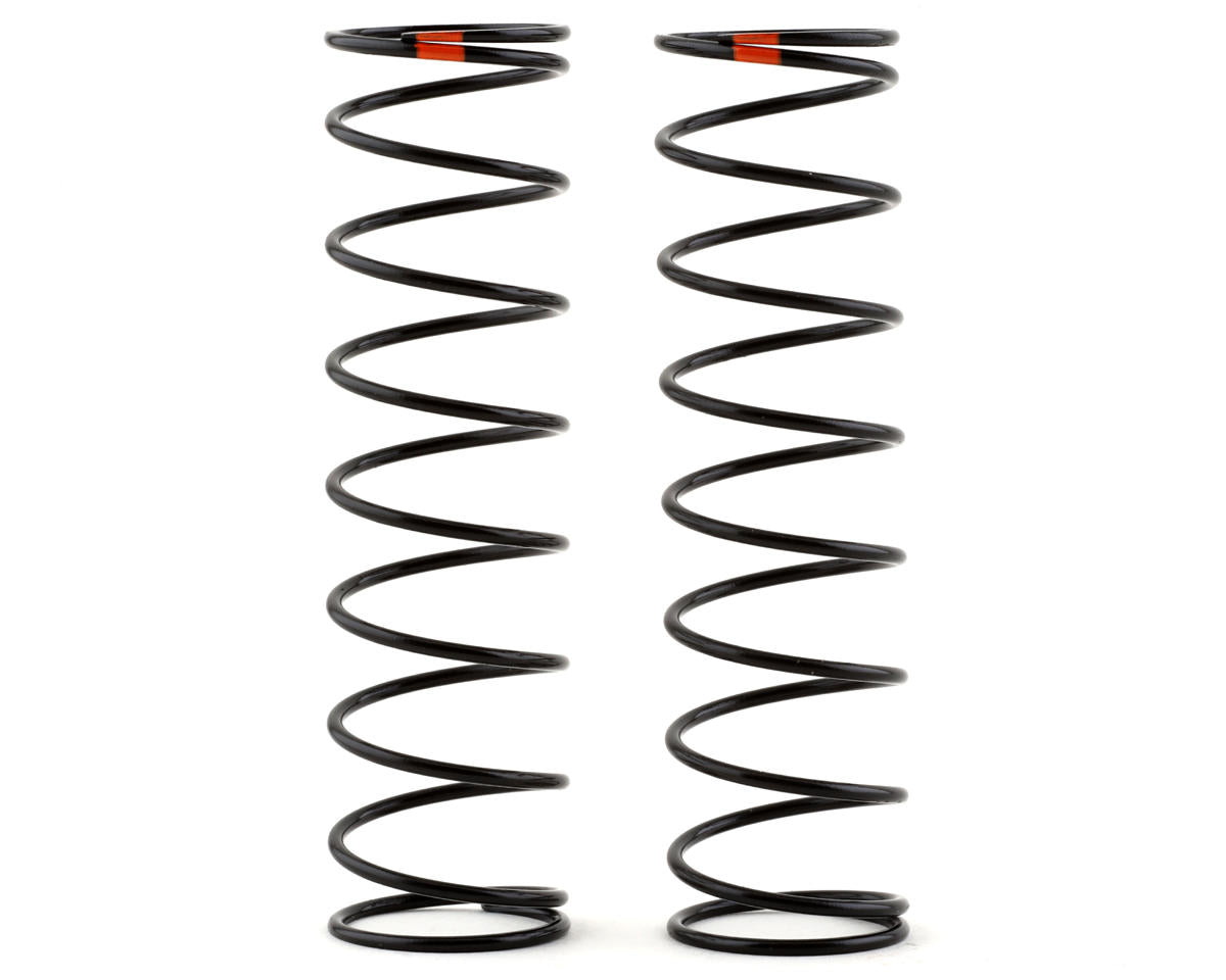 Team Associated RC8T4 Rear V2 Shock Spring Set (Orange - 4.9lb/in)