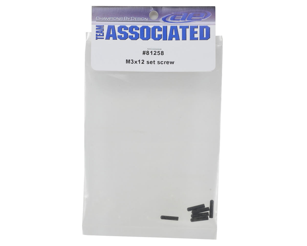 Team Associated 3x12mm Set Screw (6)