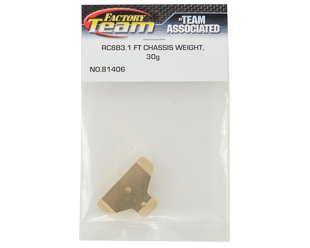 Team Associated RC8B3 Factory Team Brass Chassis Weight (30g)