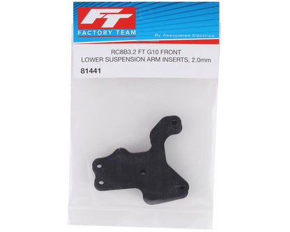 Team Associated RC8B3.2 2.0mm G10 Front Lower Suspension Arm Inserts (2)