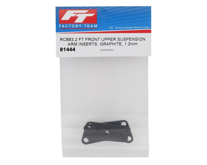 Team Associated RC8 B3.2 Carbon Fiber Front Upper Suspension Arm Inserts (2)
