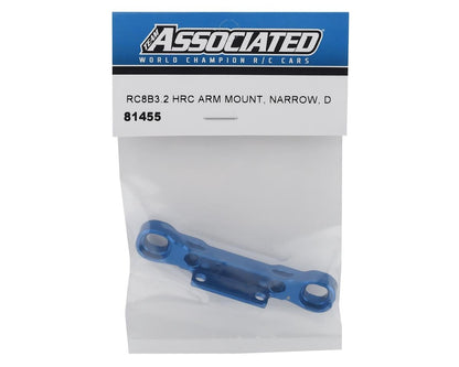 Team Associated RC8 B3.2 Aluminum HRC Narrow Arm Mount "D"