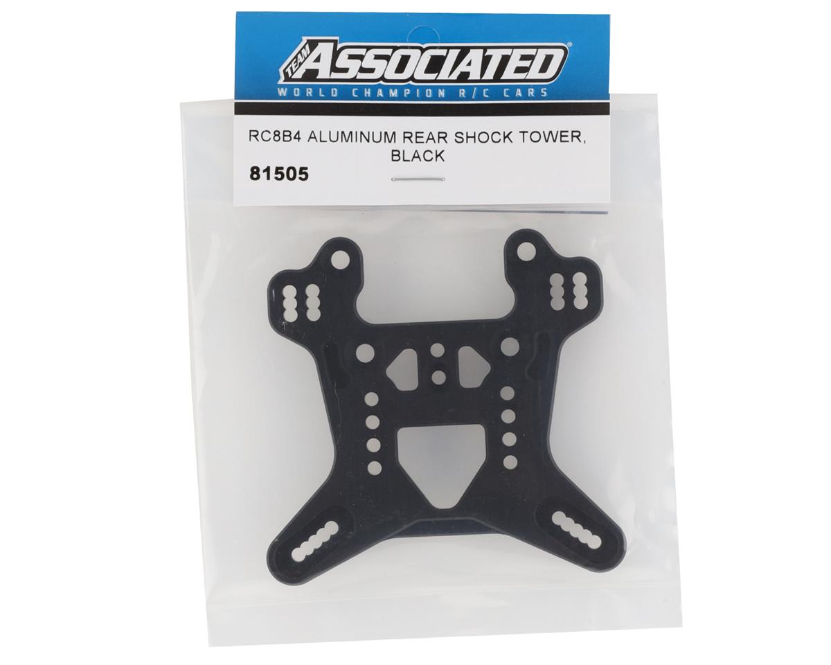 Team Associated RC8B4/RC8B4e Aluminum Rear Shock Tower (Black)