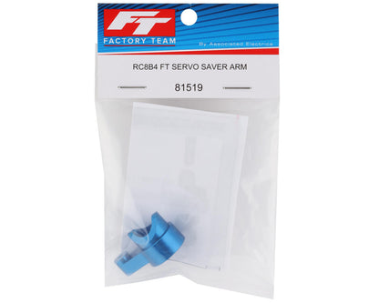 Team Associated RC8B4 Factory Team Aluminum Servo Saver Arm (Blue)