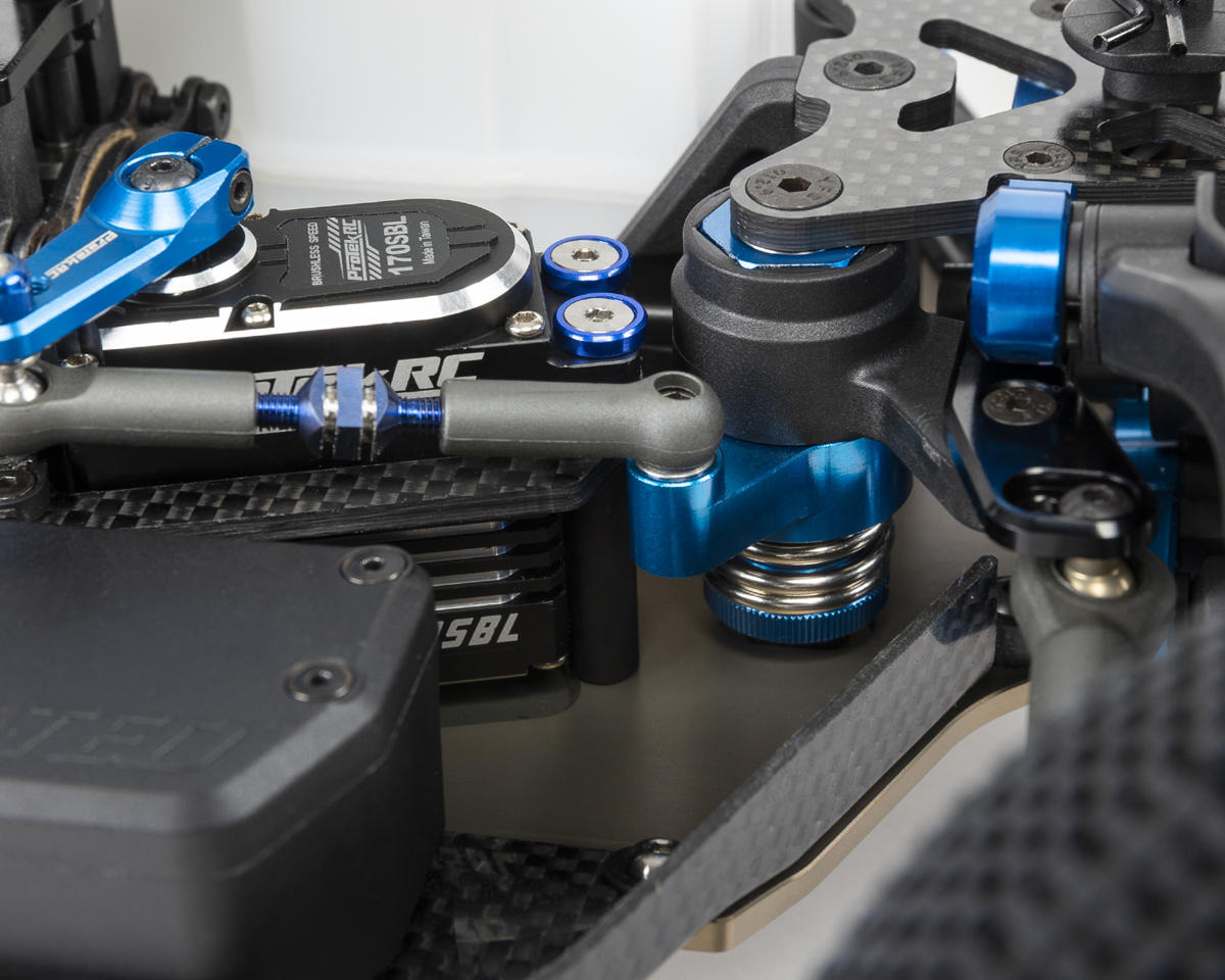 Team Associated RC8B4 Factory Team Aluminum Servo Saver Arm (Blue)