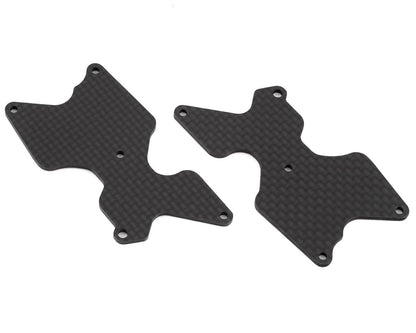 Team Associated RC8B4/RC8B4e Factory Team Carbon Rear Arm Inserts (2) (2.0mm)