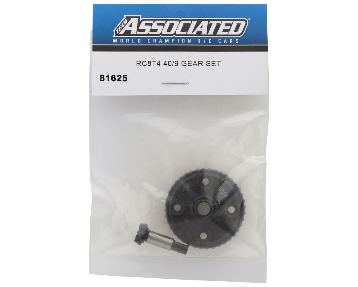 Team Associated RC8T4 Ring & Pinion Gear Set (40T/9T)