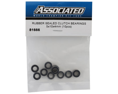 Team Associated 5x10x4mm Rubber Sealed Clutch Bearings (10)