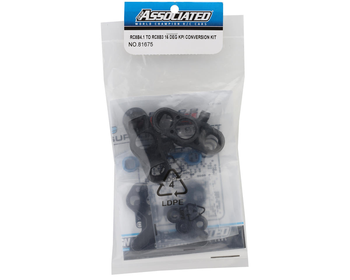Team Associated RC8B4.1 Aluminum 16 Degree KPI Conversion Kit