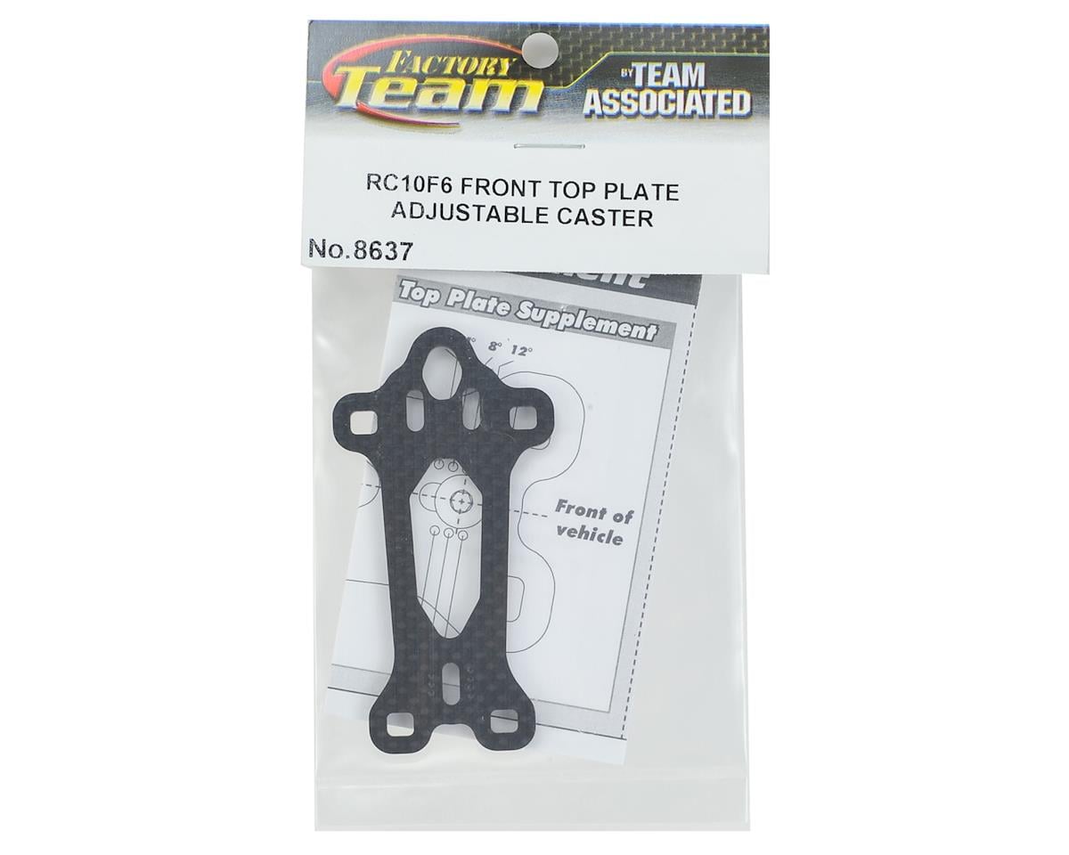Team Associated RC10F6 Factory Team Adjustable Caster Top Plate