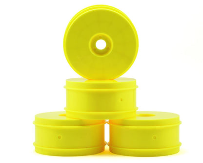 Team Associated 1/8 Buggy Front/Rear 2.8 Wheels, 83mm, Yellow (4): RC8