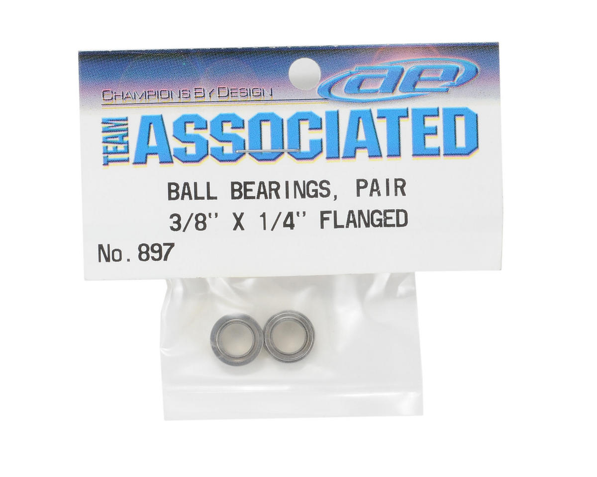 Team Associated 1/4 x 3/8" Flanged Ball Bearing (2)