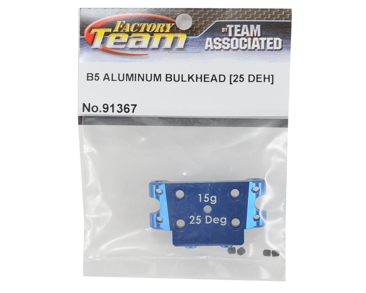 Team Associated Factory Team 25 Degree Aluminum Bulkhead