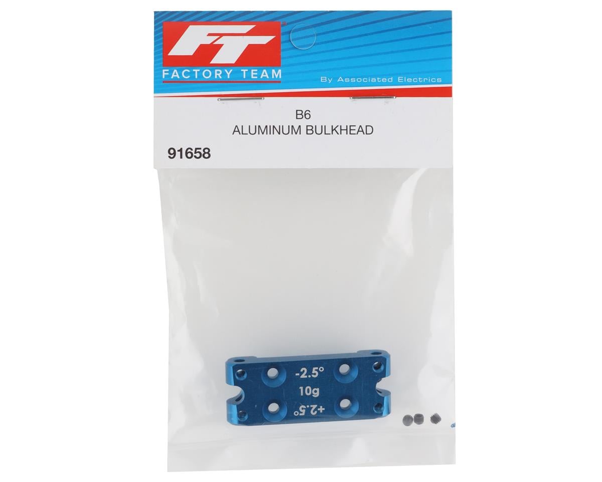 Team Associated B6 Factory Team Aluminum Bulkhead (-2.5/+2.5 Degrees)