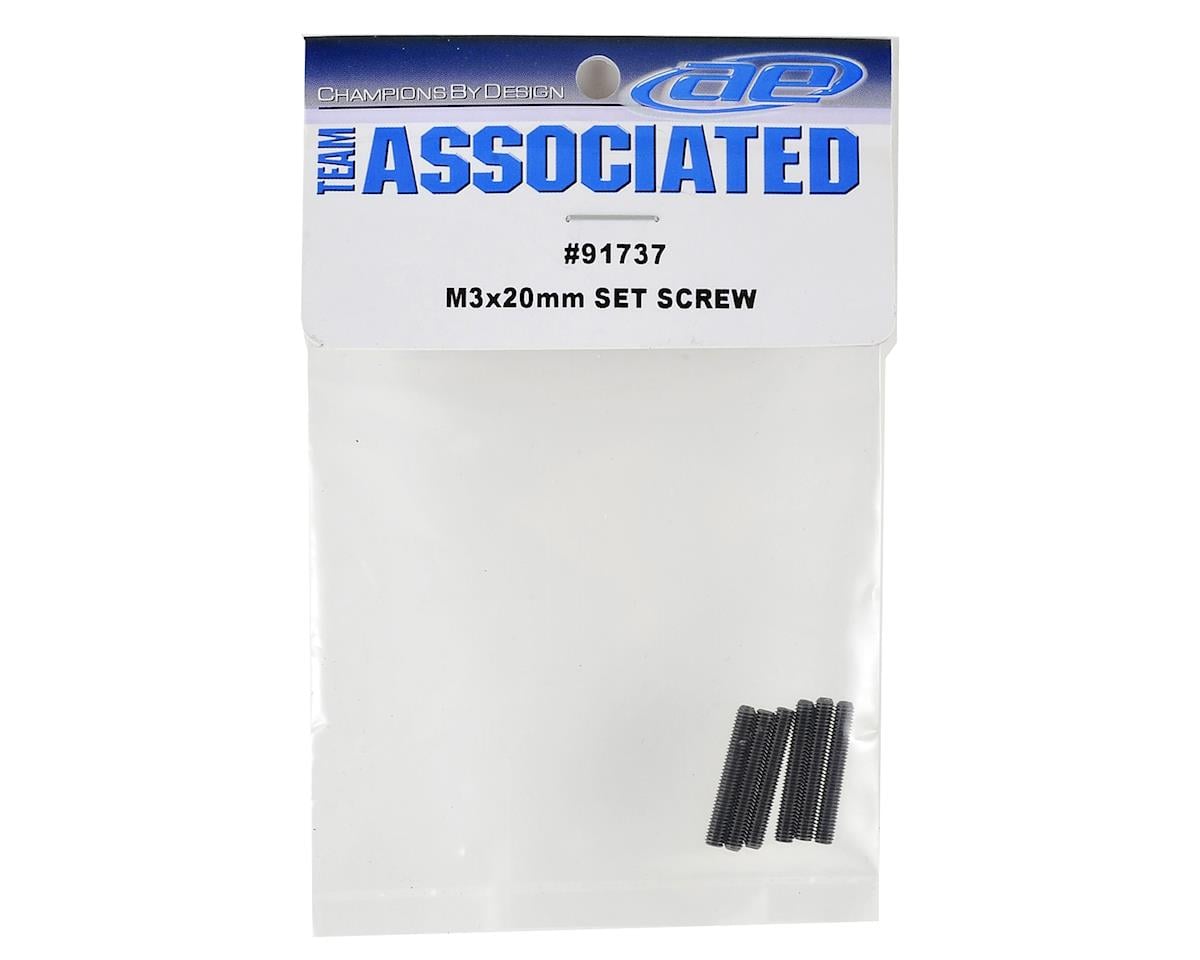 Team Associated 3x20mm Set Screws (6)